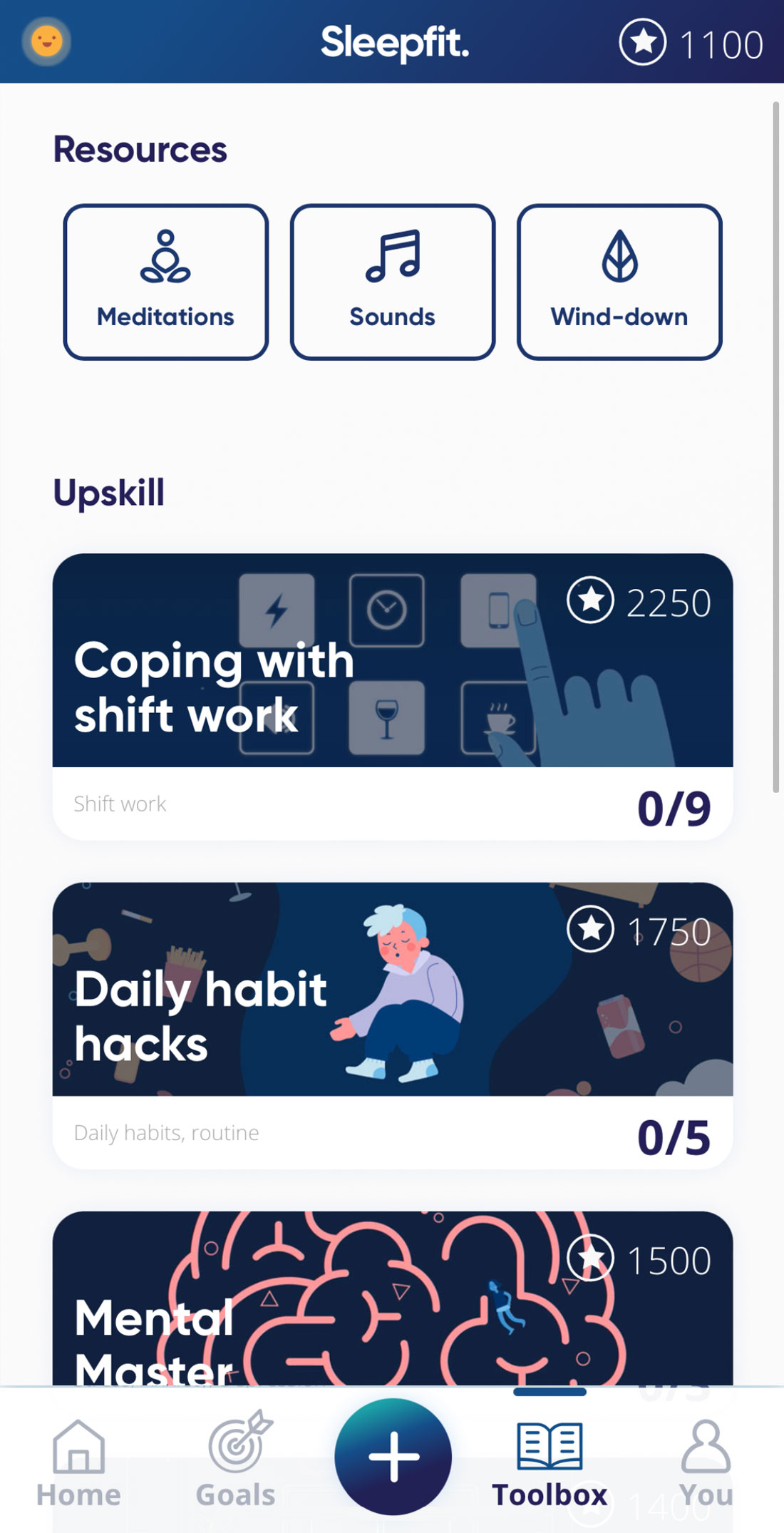 Sleepfit app